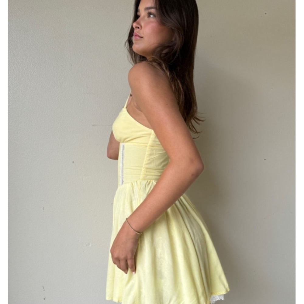 Yellow Mini Dress - Picture 2 of 3